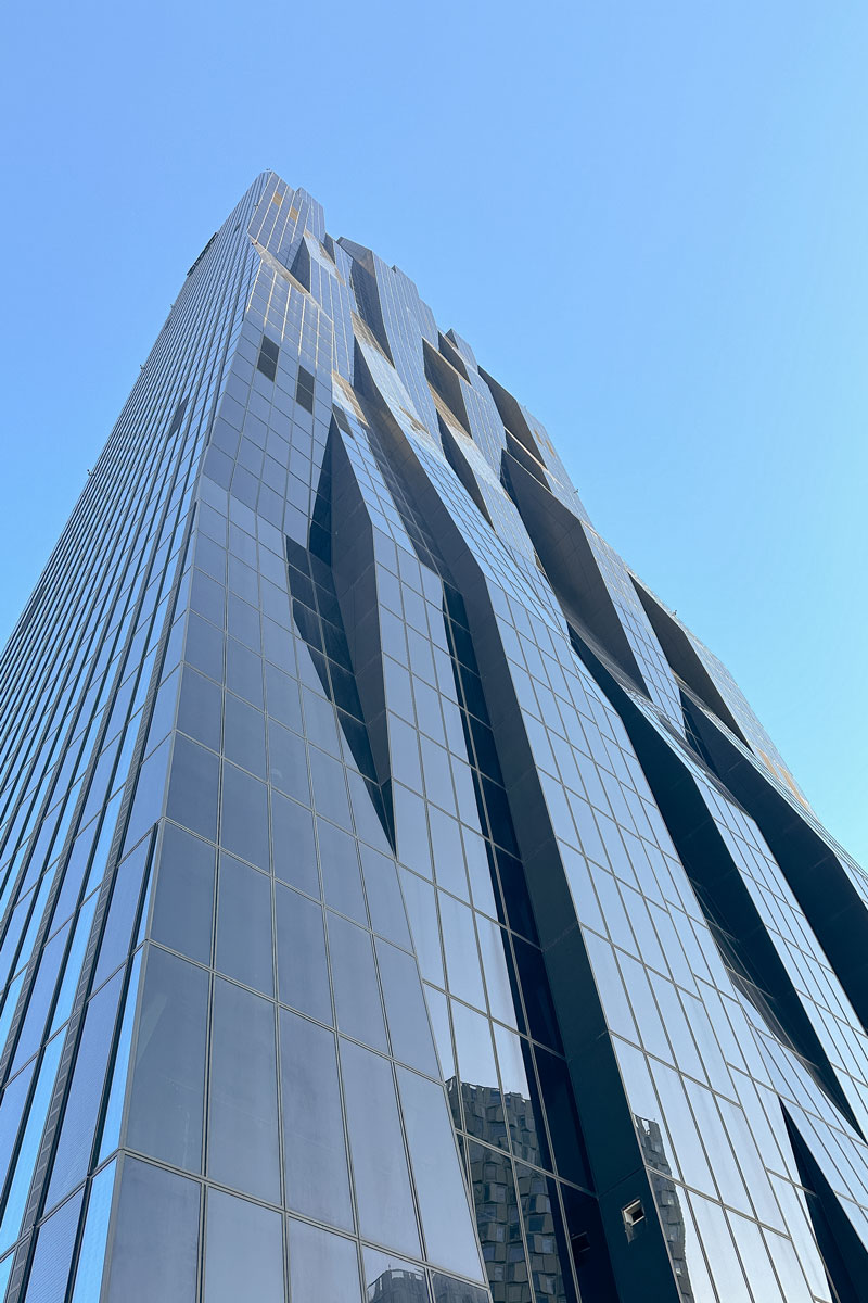 Office at DC Tower Vienna, Office building outside